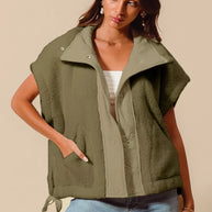 SO ME Over Sized Soft Sherpa Fur Sleeveless Vest Jacket-Vest-Trendsi-[option4]-[option5]-[option6]-[option7]-[option8]-Shop-Boutique-Clothing-for-Women-Online