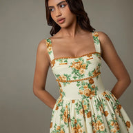 Lace Trim Floral Sleeveless Midi Dress-Dresses-Trendsi-[option4]-[option5]-[option6]-[option7]-[option8]-Shop-Boutique-Clothing-for-Women-Online