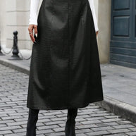 High Waist Midi Skirt-Skirts-Trendsi-[option4]-[option5]-[option6]-[option7]-[option8]-Shop-Boutique-Clothing-for-Women-Online