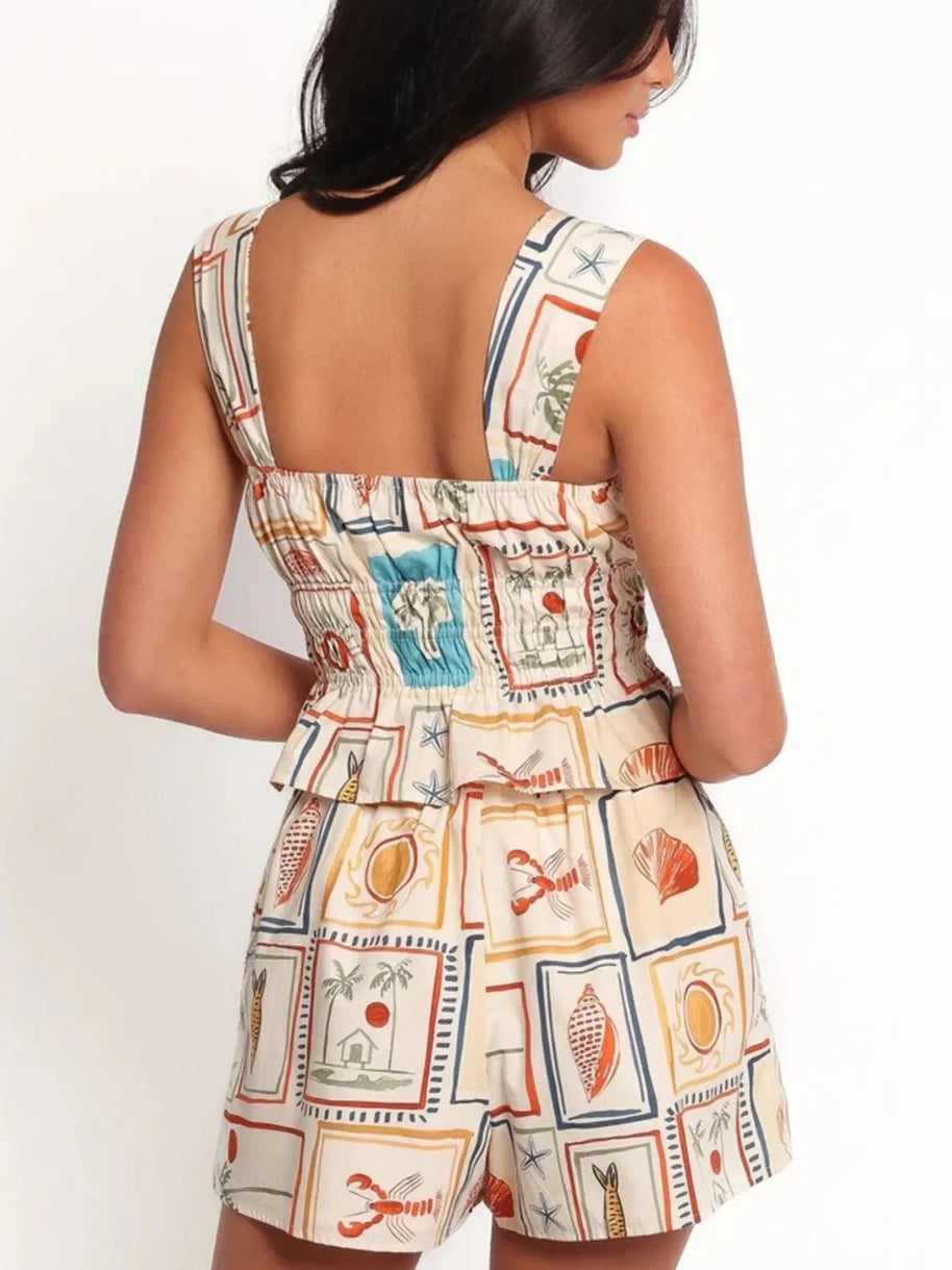 Printed Smocked Tank and Shorts Set-sets-Trendsi-[option4]-[option5]-[option6]-[option7]-[option8]-Shop-Boutique-Clothing-for-Women-Online