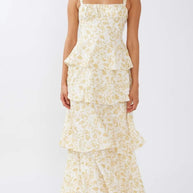 Floral Layered Ruffle Dress-Dresses-Trendsi-[option4]-[option5]-[option6]-[option7]-[option8]-Shop-Boutique-Clothing-for-Women-Online