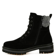 Mahisha Knitted Collar Zip-Up Hiker Boots-Rag Company-[option4]-[option5]-[option6]-[option7]-[option8]-Shop-Boutique-Clothing-for-Women-Online