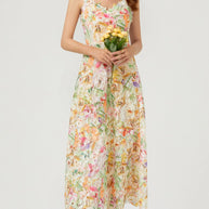 Floral Lace Sleeveless V-Neck Midi Dress-Dresses-Trendsi-[option4]-[option5]-[option6]-[option7]-[option8]-Shop-Boutique-Clothing-for-Women-Online