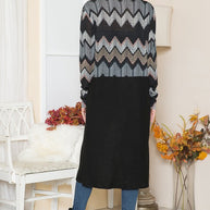 Mixed Media Maxi Cardigan-Orange Farm Clothing-[option4]-[option5]-[option6]-[option7]-[option8]-Shop-Boutique-Clothing-for-Women-Online