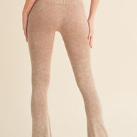 Stone Washed Ribbed Yoga Pants-Yelete-[option4]-[option5]-[option6]-[option7]-[option8]-Shop-Boutique-Clothing-for-Women-Online
