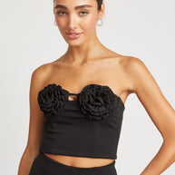 ROSETTE BUSTIER TOP-Emory Park-[option4]-[option5]-[option6]-[option7]-[option8]-Shop-Boutique-Clothing-for-Women-Online