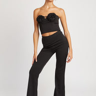 High Waist Flared Pants-Emory Park-[option4]-[option5]-[option6]-[option7]-[option8]-Shop-Boutique-Clothing-for-Women-Online