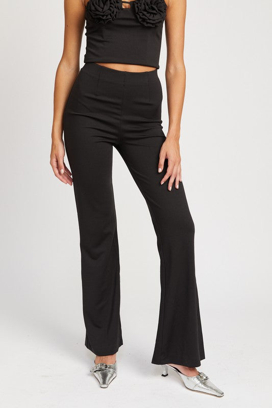 High Waist Flared Pants-Emory Park-[option4]-[option5]-[option6]-[option7]-[option8]-Shop-Boutique-Clothing-for-Women-Online