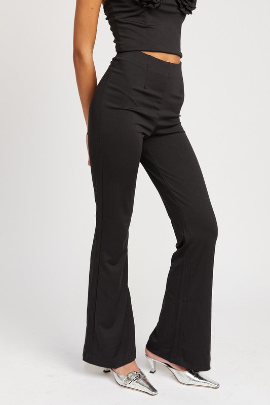 High Waist Flared Pants-Emory Park-[option4]-[option5]-[option6]-[option7]-[option8]-Shop-Boutique-Clothing-for-Women-Online