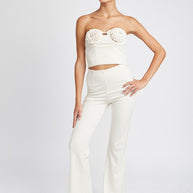 High Waist Flared Pants-Emory Park-[option4]-[option5]-[option6]-[option7]-[option8]-Shop-Boutique-Clothing-for-Women-Online