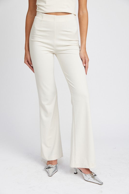 High Waist Flared Pants-Emory Park-CREAM-M-[option4]-[option5]-[option6]-[option7]-[option8]-Shop-Boutique-Clothing-for-Women-Online