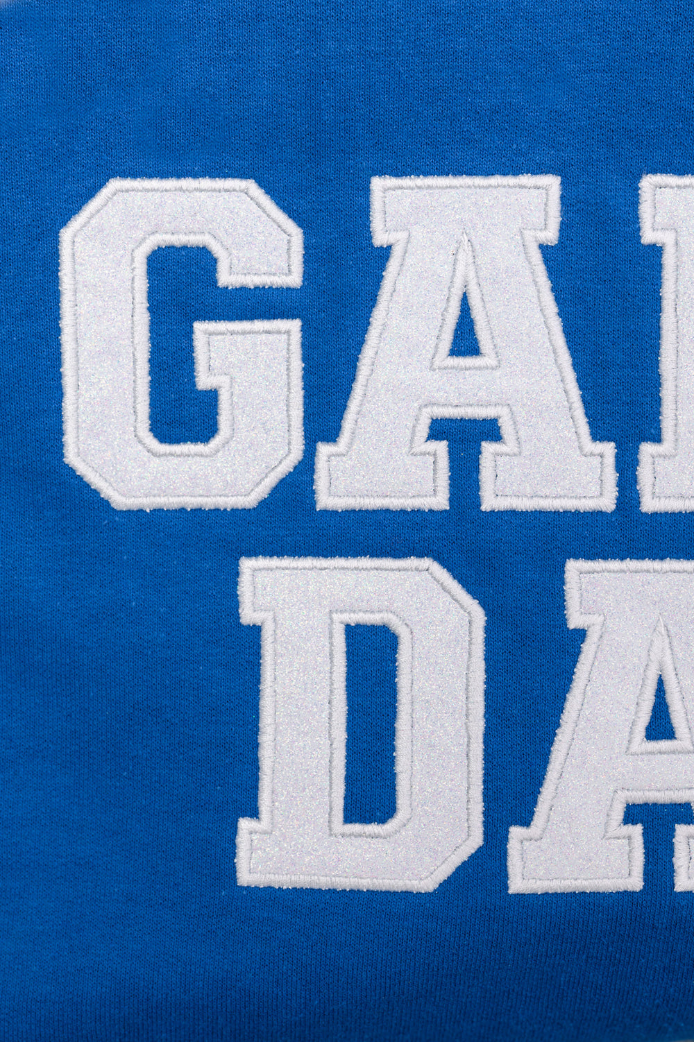 PREORDER: Embroidered Glitter Game Day Sweatshirt in Royal Blue/White-Womens-Ave Shops-[option4]-[option5]-[option6]-[option7]-[option8]-Shop-Boutique-Clothing-for-Women-Online
