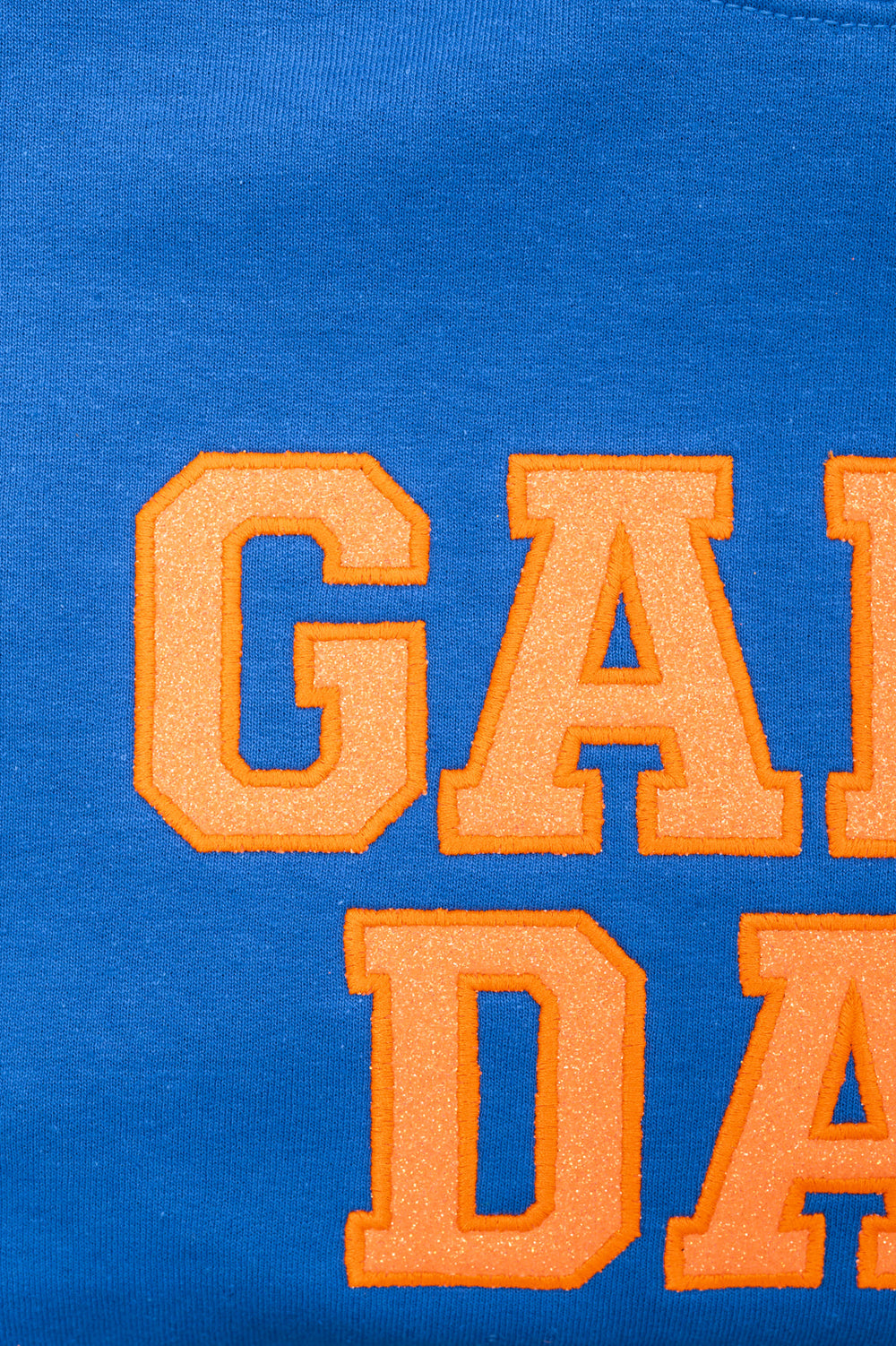 PREORDER: Embroidered Glitter Game Day Sweatshirt in Royal Blue/Orange-Womens-Ave Shops-[option4]-[option5]-[option6]-[option7]-[option8]-Shop-Boutique-Clothing-for-Women-Online