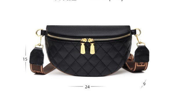 Myra Quilted Leather Crescent Sling Bag-Aili's Corner-[option4]-[option5]-[option6]-[option7]-[option8]-Shop-Boutique-Clothing-for-Women-Online