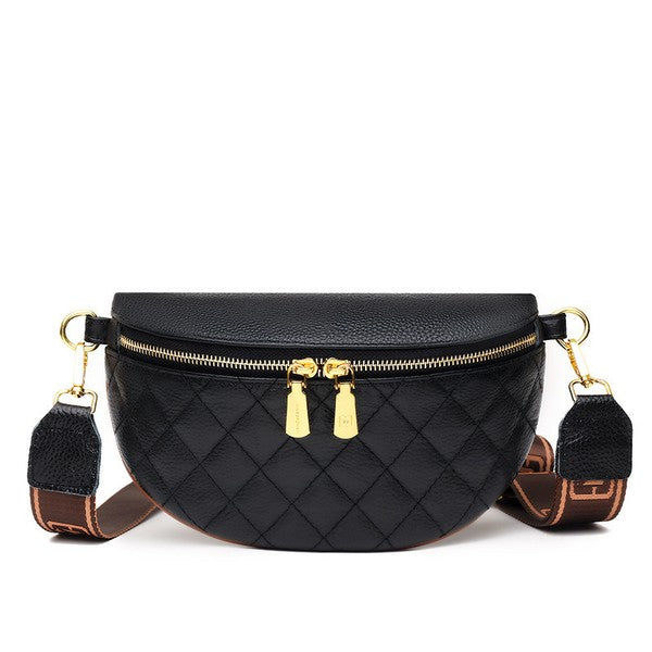 Myra Quilted Leather Crescent Sling Bag-Aili's Corner-[option4]-[option5]-[option6]-[option7]-[option8]-Shop-Boutique-Clothing-for-Women-Online