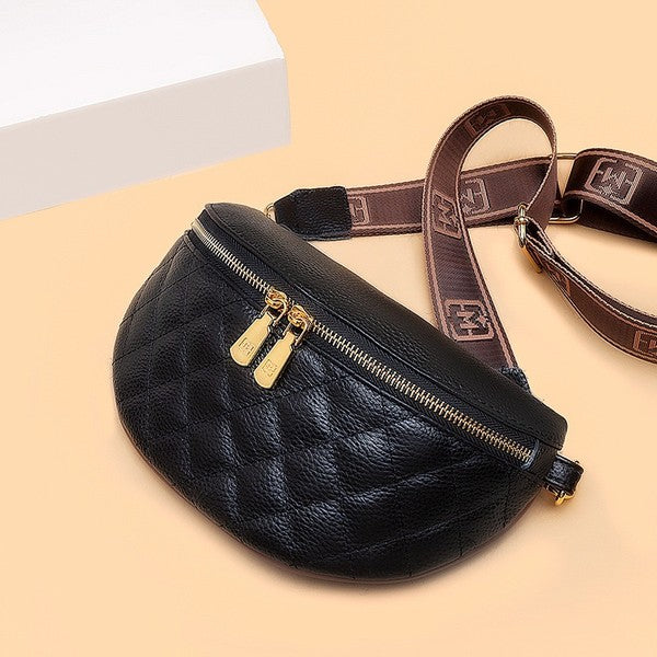 Myra Quilted Leather Crescent Sling Bag-Aili's Corner-[option4]-[option5]-[option6]-[option7]-[option8]-Shop-Boutique-Clothing-for-Women-Online