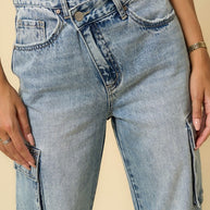 CROSSOVER RELAXED CARGO JEANS-Denim Lab USA-[option4]-[option5]-[option6]-[option7]-[option8]-Shop-Boutique-Clothing-for-Women-Online