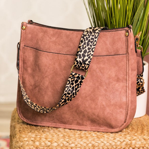 Crossbody Handbag Purse Leopard Animal Strap-Dani & Em-Blush-1-[option4]-[option5]-[option6]-[option7]-[option8]-Shop-Boutique-Clothing-for-Women-Online