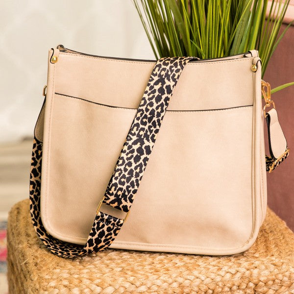 Crossbody Handbag Purse Leopard Animal Strap-Dani & Em-Cream-1-[option4]-[option5]-[option6]-[option7]-[option8]-Shop-Boutique-Clothing-for-Women-Online