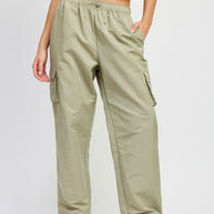 STRAIGHT LEG PANTS WITH ELASTIC WAIST BAND-Emory Park-[option4]-[option5]-[option6]-[option7]-[option8]-Shop-Boutique-Clothing-for-Women-Online