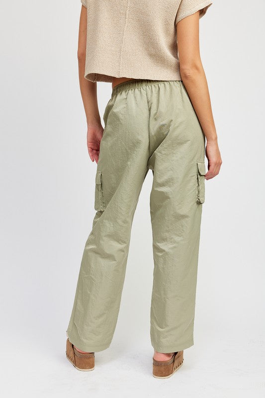 STRAIGHT LEG PANTS WITH ELASTIC WAIST BAND-Emory Park-[option4]-[option5]-[option6]-[option7]-[option8]-Shop-Boutique-Clothing-for-Women-Online