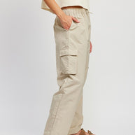 STRAIGHT LEG PANTS WITH ELASTIC WAIST BAND-Emory Park-[option4]-[option5]-[option6]-[option7]-[option8]-Shop-Boutique-Clothing-for-Women-Online