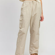 STRAIGHT LEG PANTS WITH ELASTIC WAIST BAND-Emory Park-[option4]-[option5]-[option6]-[option7]-[option8]-Shop-Boutique-Clothing-for-Women-Online