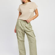 STRAIGHT LEG PANTS WITH ELASTIC WAIST BAND-Emory Park-[option4]-[option5]-[option6]-[option7]-[option8]-Shop-Boutique-Clothing-for-Women-Online