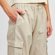 STRAIGHT LEG PANTS WITH ELASTIC WAIST BAND-Emory Park-[option4]-[option5]-[option6]-[option7]-[option8]-Shop-Boutique-Clothing-for-Women-Online