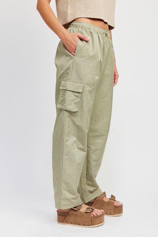 STRAIGHT LEG PANTS WITH ELASTIC WAIST BAND-Emory Park-[option4]-[option5]-[option6]-[option7]-[option8]-Shop-Boutique-Clothing-for-Women-Online