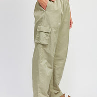 STRAIGHT LEG PANTS WITH ELASTIC WAIST BAND-Emory Park-[option4]-[option5]-[option6]-[option7]-[option8]-Shop-Boutique-Clothing-for-Women-Online