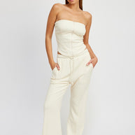 HIGH WAIST PANTS WITH DRAWSTRINGS-Emory Park-[option4]-[option5]-[option6]-[option7]-[option8]-Shop-Boutique-Clothing-for-Women-Online