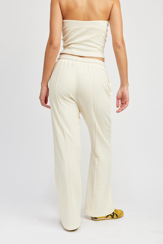 HIGH WAIST PANTS WITH DRAWSTRINGS-Emory Park-[option4]-[option5]-[option6]-[option7]-[option8]-Shop-Boutique-Clothing-for-Women-Online