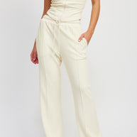 HIGH WAIST PANTS WITH DRAWSTRINGS-Emory Park-[option4]-[option5]-[option6]-[option7]-[option8]-Shop-Boutique-Clothing-for-Women-Online