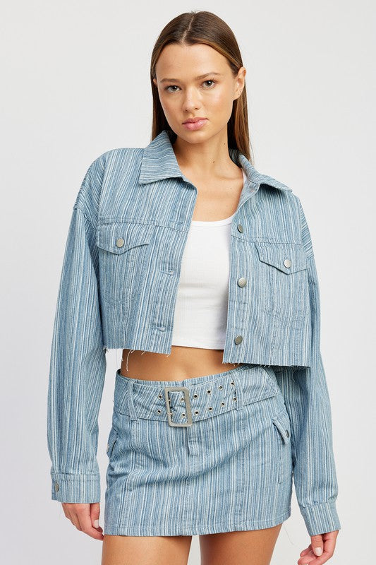 CROPPED DENIM JACKET-Emory Park-DENIM-S-[option4]-[option5]-[option6]-[option7]-[option8]-Shop-Boutique-Clothing-for-Women-Online