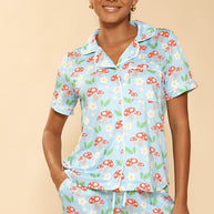 Novelty 2 piece pajama set-Miss Sparkling-Mushroom Field-S-[option4]-[option5]-[option6]-[option7]-[option8]-Shop-Boutique-Clothing-for-Women-Online