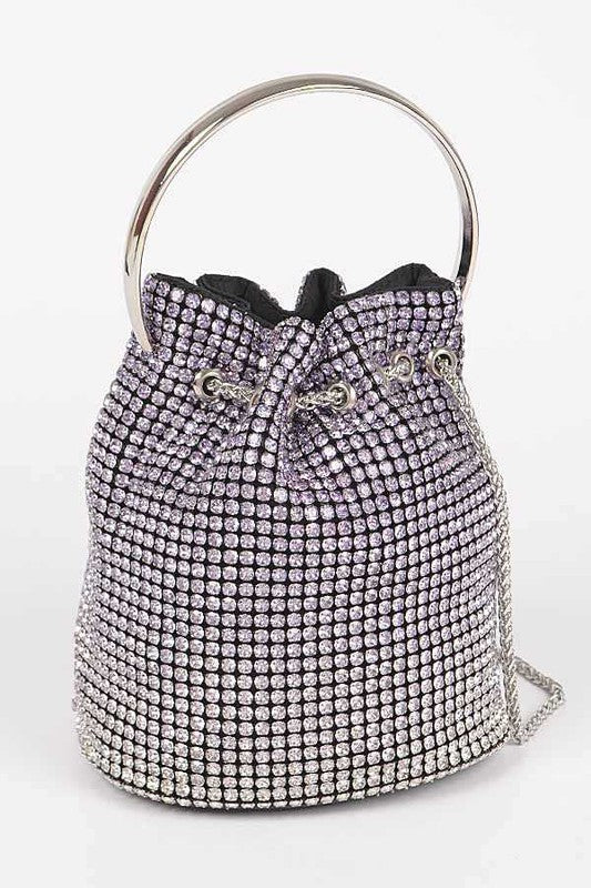 Rhinestone Top Handle Crossbody Swing Clutch Bag-Artini Accessories-[option4]-[option5]-[option6]-[option7]-[option8]-Shop-Boutique-Clothing-for-Women-Online