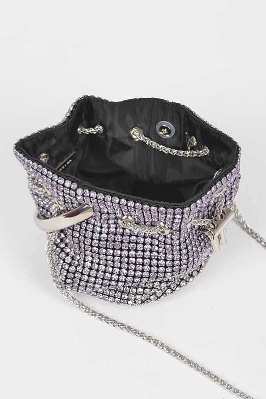 Rhinestone Top Handle Crossbody Swing Clutch Bag-Artini Accessories-[option4]-[option5]-[option6]-[option7]-[option8]-Shop-Boutique-Clothing-for-Women-Online