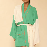 Two tone kimono-Miss Sparkling-GREEN MULTI-S-[option4]-[option5]-[option6]-[option7]-[option8]-Shop-Boutique-Clothing-for-Women-Online