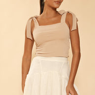 Ribbed knit tie tank-Miss Sparkling-[option4]-[option5]-[option6]-[option7]-[option8]-Shop-Boutique-Clothing-for-Women-Online