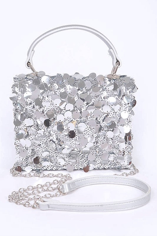 Large Sequins Crossbody Swing Bag-Artini Accessories-[option4]-[option5]-[option6]-[option7]-[option8]-Shop-Boutique-Clothing-for-Women-Online