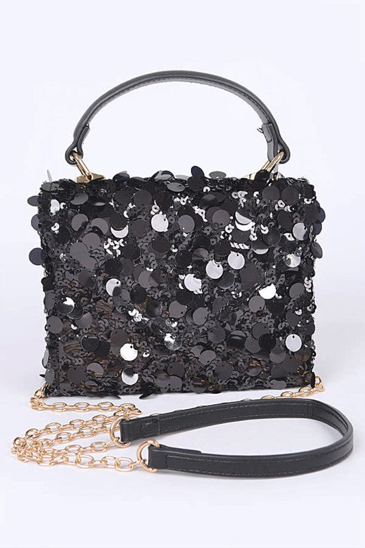 Large Sequins Crossbody Swing Bag-Artini Accessories-[option4]-[option5]-[option6]-[option7]-[option8]-Shop-Boutique-Clothing-for-Women-Online