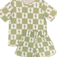 Novelty printed waffle pajama/ lounge shorts set-Miss Sparkling-[option4]-[option5]-[option6]-[option7]-[option8]-Shop-Boutique-Clothing-for-Women-Online