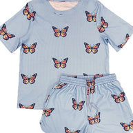 Novelty printed waffle pajama/ lounge shorts set-Miss Sparkling-[option4]-[option5]-[option6]-[option7]-[option8]-Shop-Boutique-Clothing-for-Women-Online