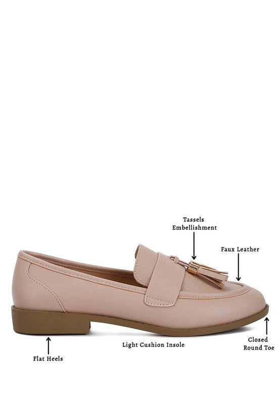 Alibi Tassels Detail Loafers-Rag Company-[option4]-[option5]-[option6]-[option7]-[option8]-Shop-Boutique-Clothing-for-Women-Online