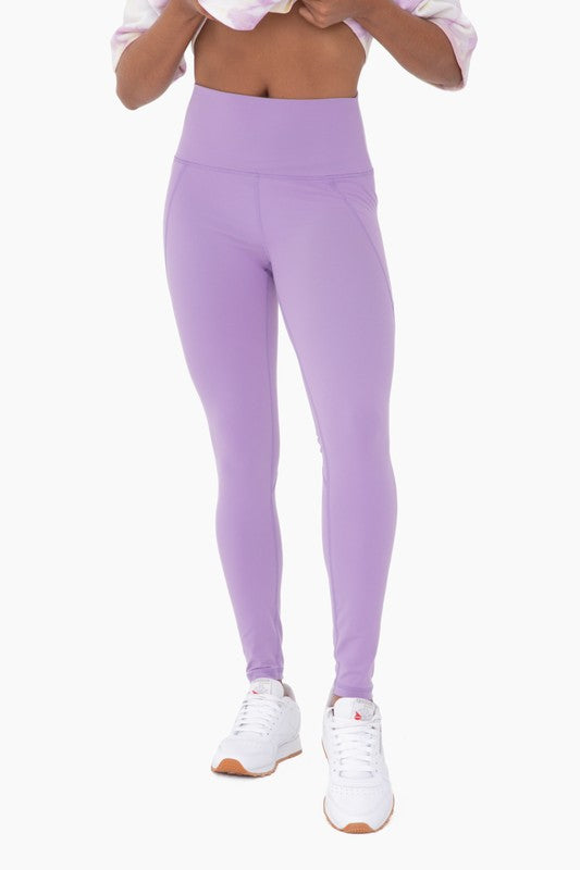 Mono B Tapered Band Essential Solid Highwaist Leggings-Mono B-PURPLE ORCHID-S-[option4]-[option5]-[option6]-[option7]-[option8]-Shop-Boutique-Clothing-for-Women-Online