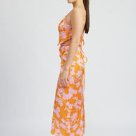 RUCHED MAXI SKIRT WITH WAIST DRAWSTRING-Emory Park-[option4]-[option5]-[option6]-[option7]-[option8]-Shop-Boutique-Clothing-for-Women-Online