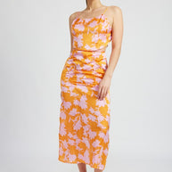 RUCHED MAXI SKIRT WITH WAIST DRAWSTRING-Emory Park-[option4]-[option5]-[option6]-[option7]-[option8]-Shop-Boutique-Clothing-for-Women-Online