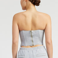 MIXED MEDIA BUSTIER TOP-Emory Park-[option4]-[option5]-[option6]-[option7]-[option8]-Shop-Boutique-Clothing-for-Women-Online