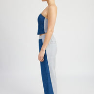 MIXED MEDIA BUSTIER TOP-Emory Park-[option4]-[option5]-[option6]-[option7]-[option8]-Shop-Boutique-Clothing-for-Women-Online